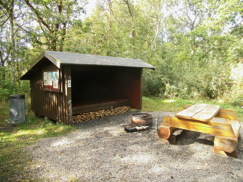 Schuilhut bij Torekov
