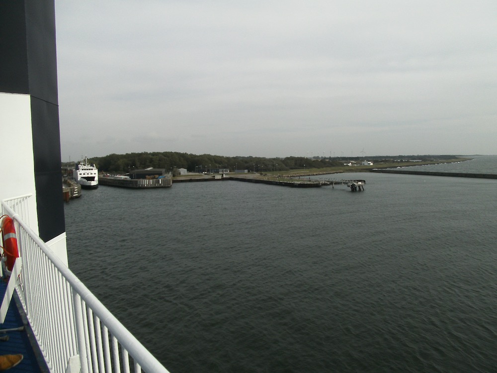 Op de boot van Denemarken naar Duitsland
